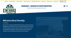 Desktop Screenshot of derrytownship.org